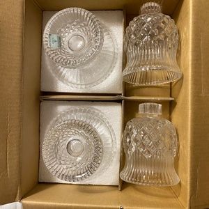 EUC Partylite Williamsburg Votive Holder Pair